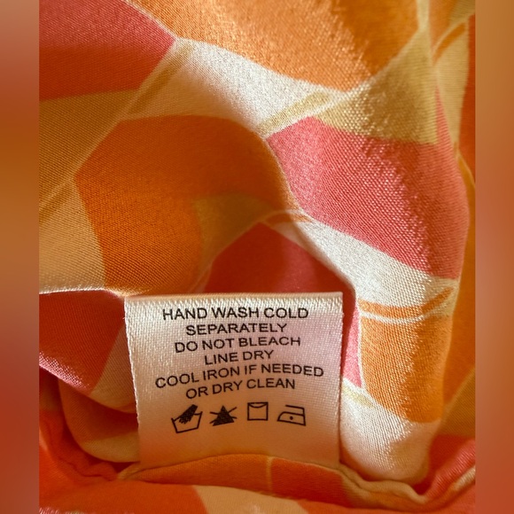 Tyler Böe SILK Chevron Patterned Blouse - Picture 12 of 12